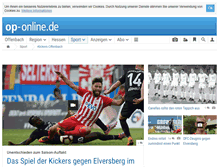 Tablet Screenshot of liveticker.op-online.de